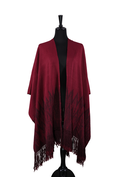 Umhang "Bordeauxrote Berge" Artikelbild 2